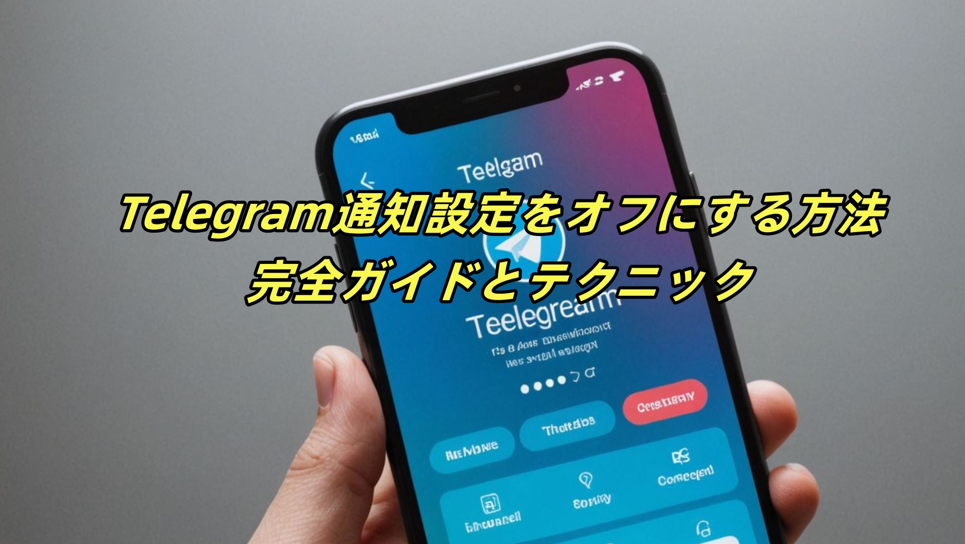 Telegram通知設定をオフにする方法：完全ガイドとテクニック