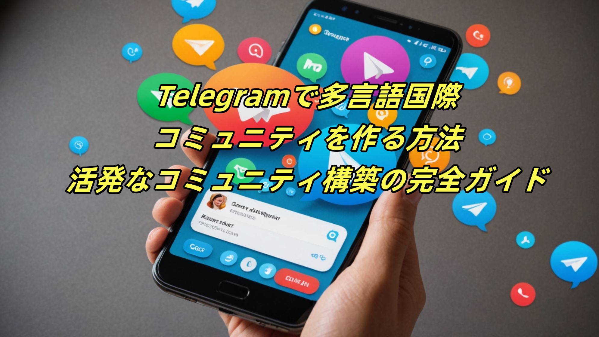Telegramで多言語国際コミュニティを作る方法：活発なコミュニティ構築の完全ガイド