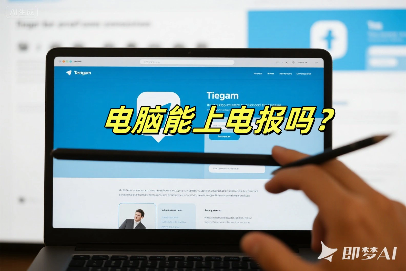 电脑能上电报吗