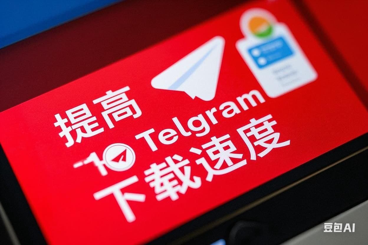 Telegram下載速度優化示意圖