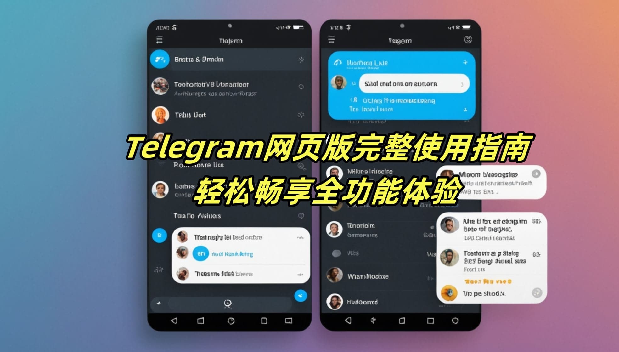 Telegram网页版完整使用指南：轻松畅享全功能体验
