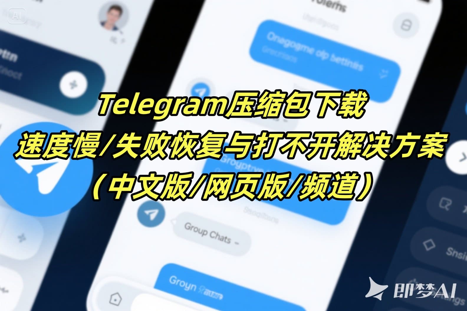 Telegram压缩包下载、速度慢/失败恢复与打不开解决方案（中文版/网页版/频道）