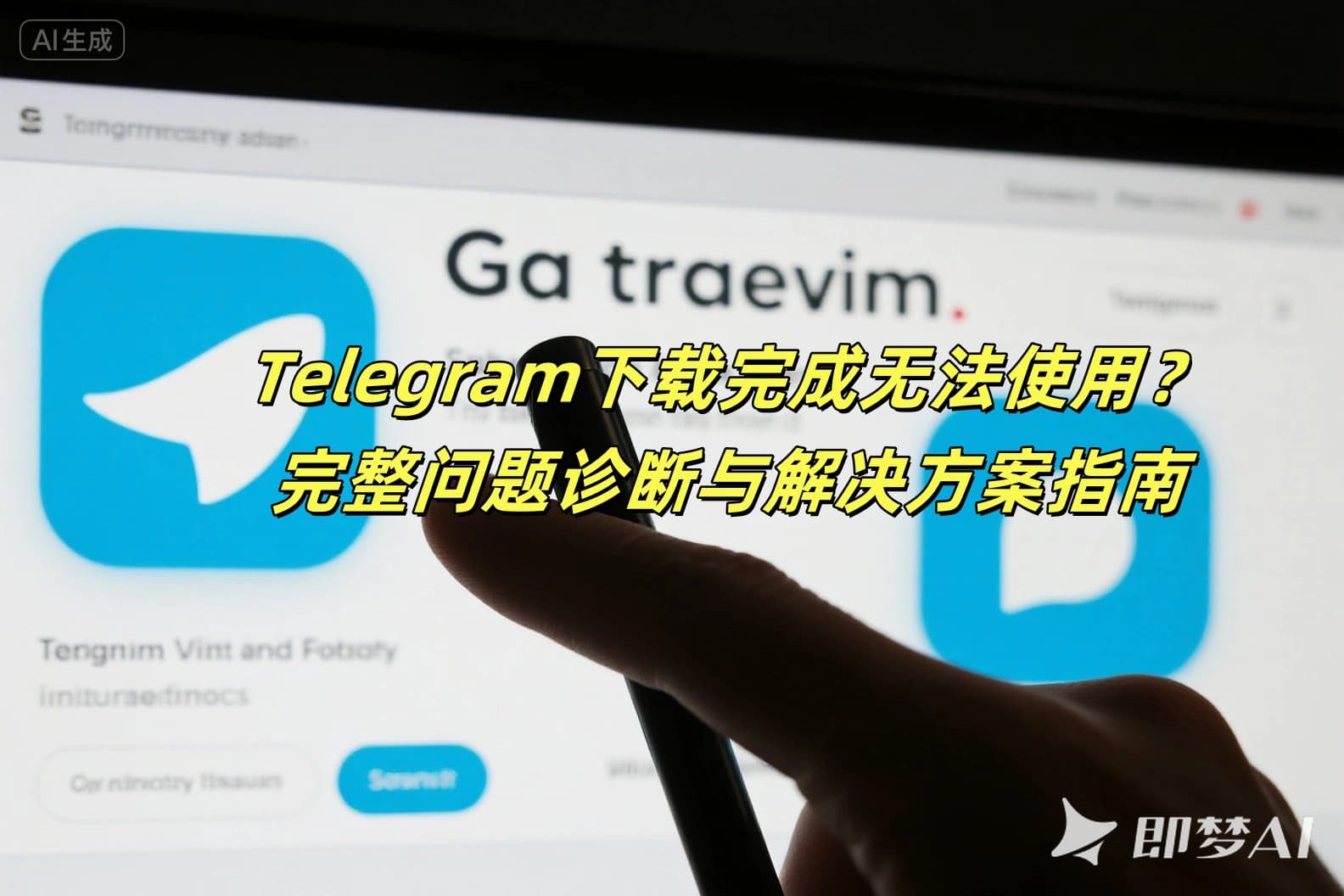 Telegram下载完成无法使用？