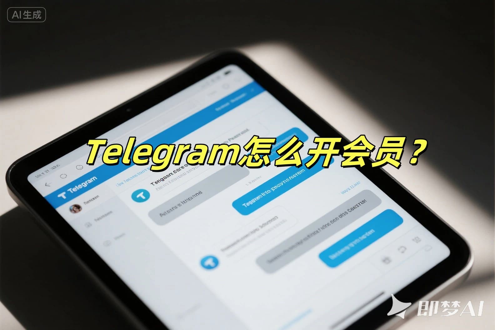 Telegram怎么开会员？