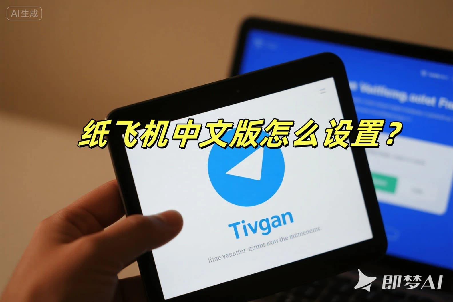 纸飞机中文版怎么设置？