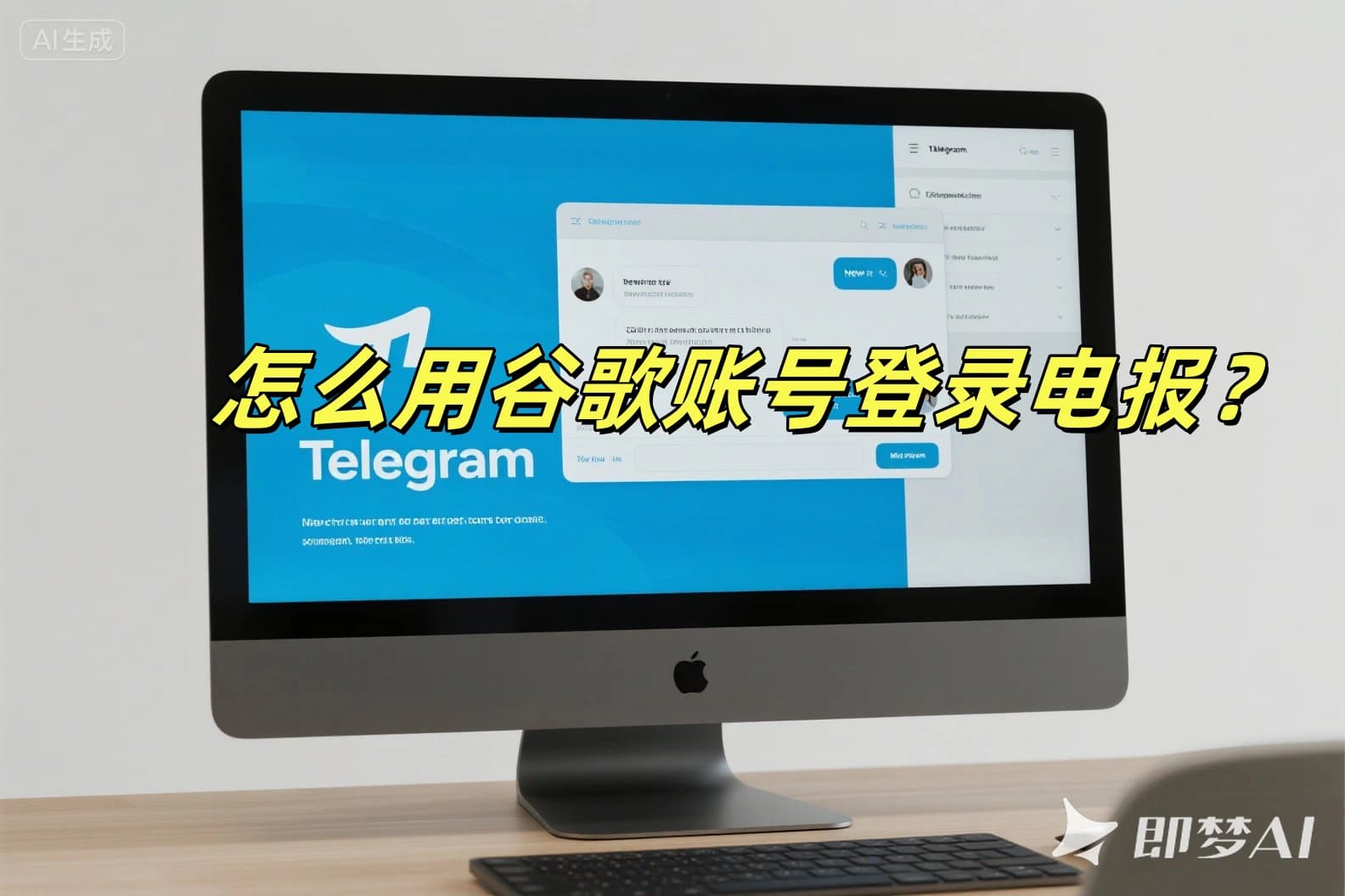 怎么用谷歌账号登录电报？