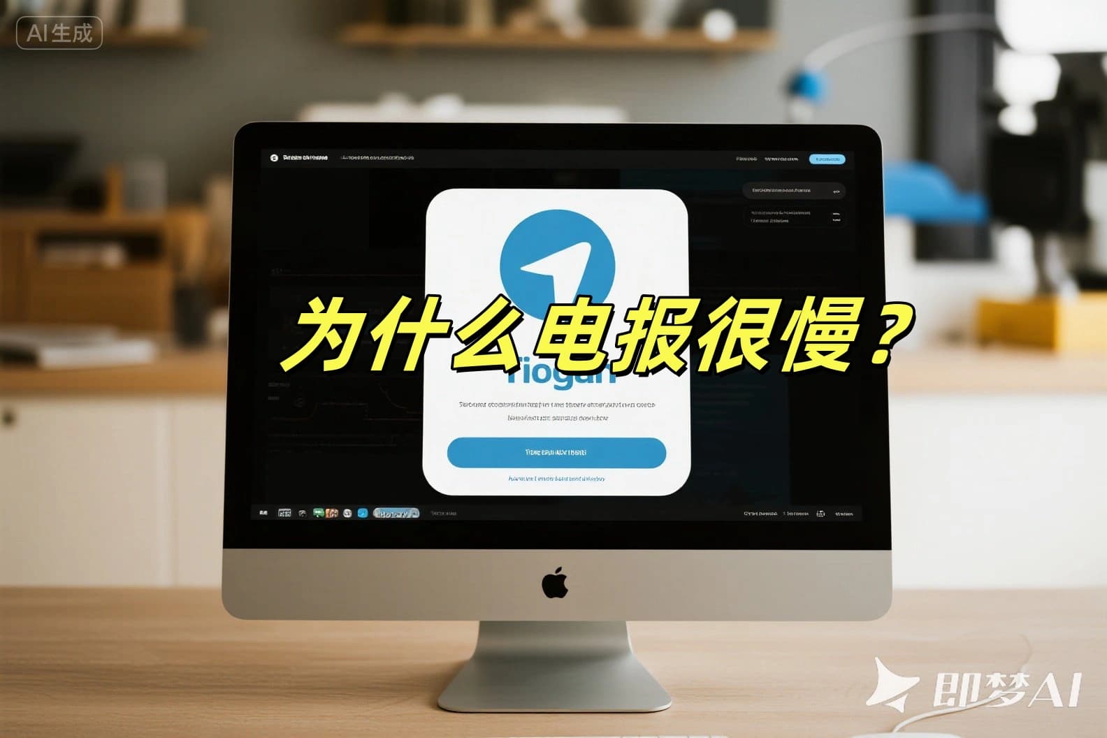 为什么电报很慢？