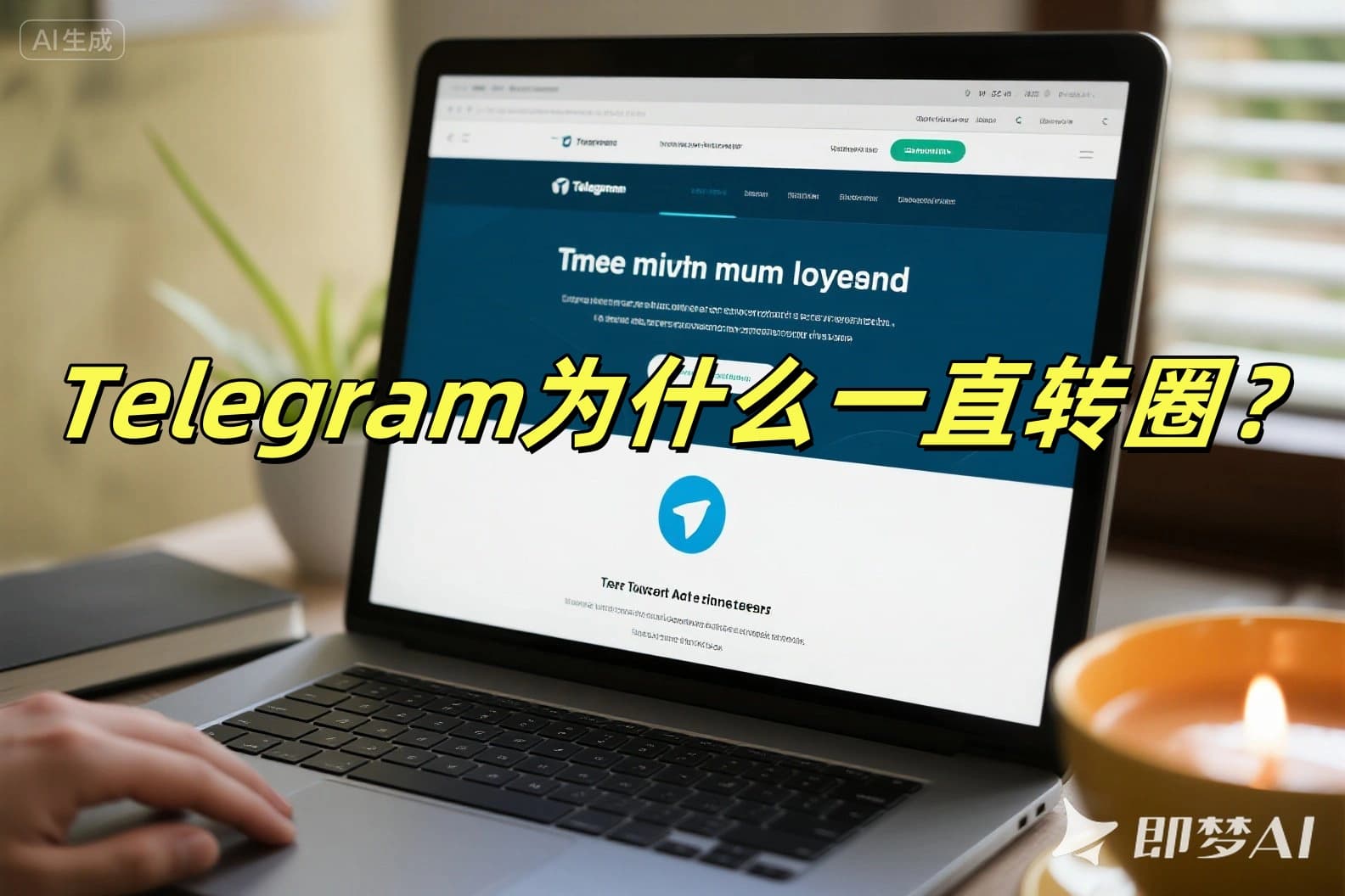 Telegram为什么一直转圈？