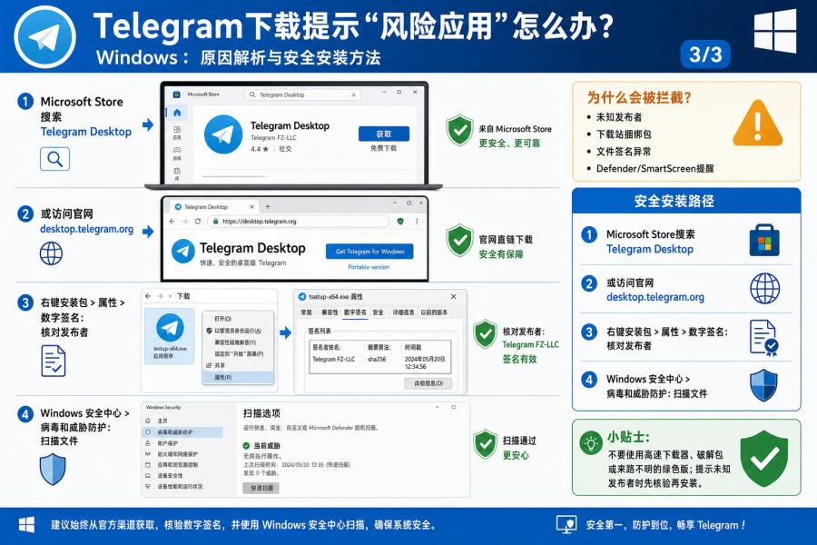 Telegram 无法安装常见原因排查