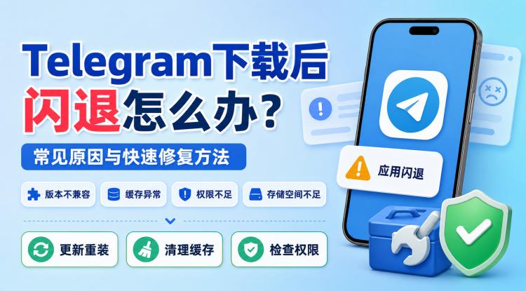 Telegram 下载后闪退修复方法封面