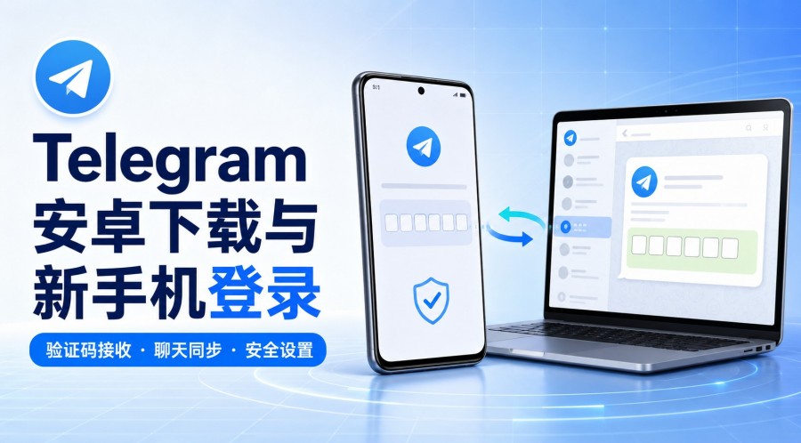 Telegram电报教程: Telegram 安卓下载与新手机登录:验证码接收、聊天同步与安全设置