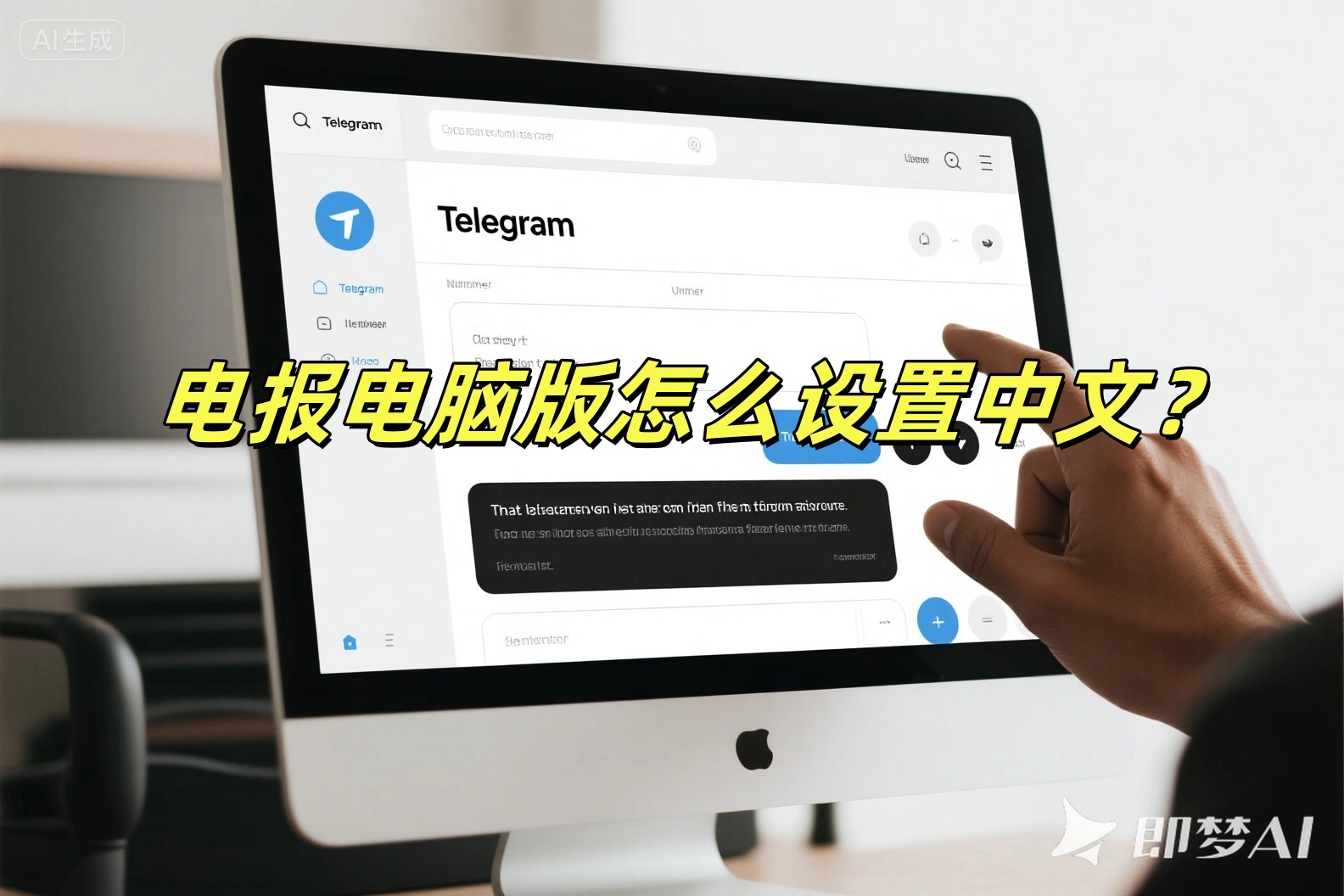 电报电脑版怎么设置中文