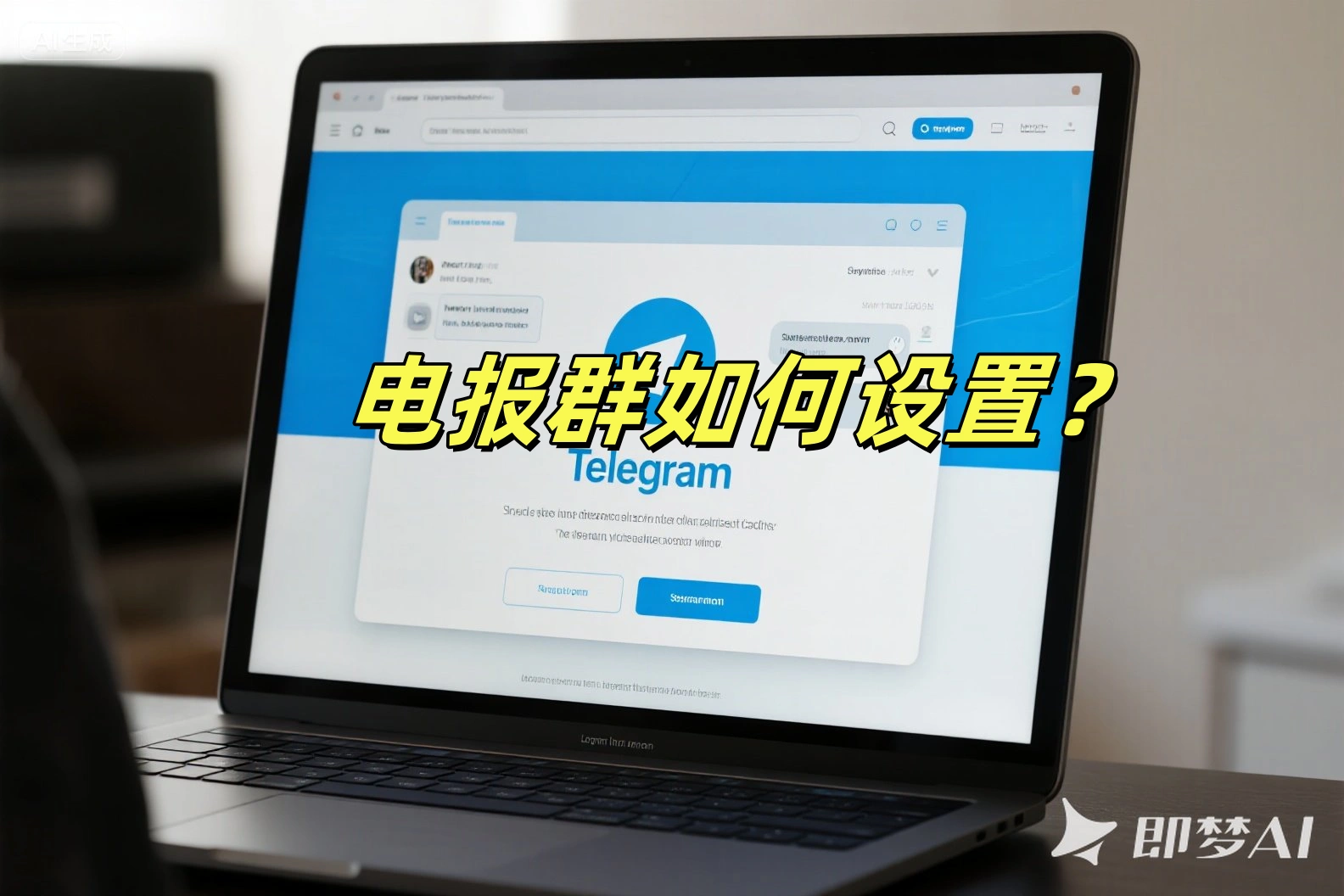 电报群如何设置