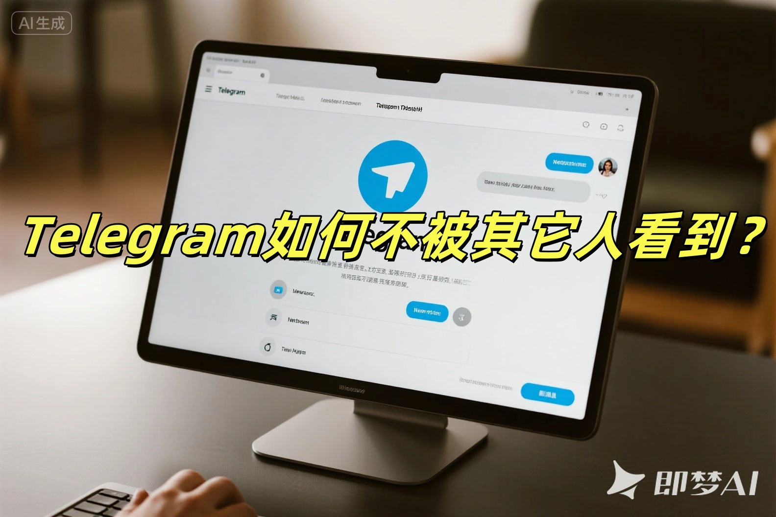 Telegram如何不被其它人看到
