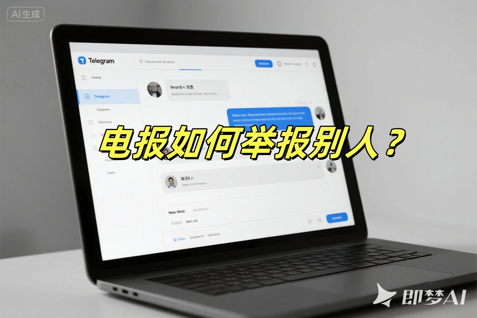 电报如何举报别人?